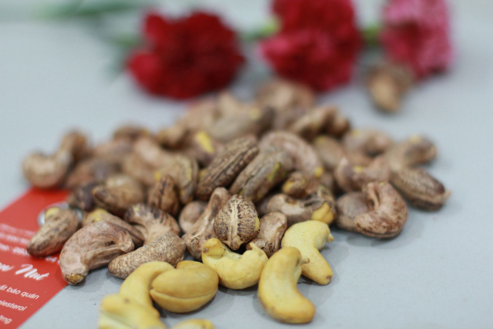 hạt điều rang muối vỏ lụa